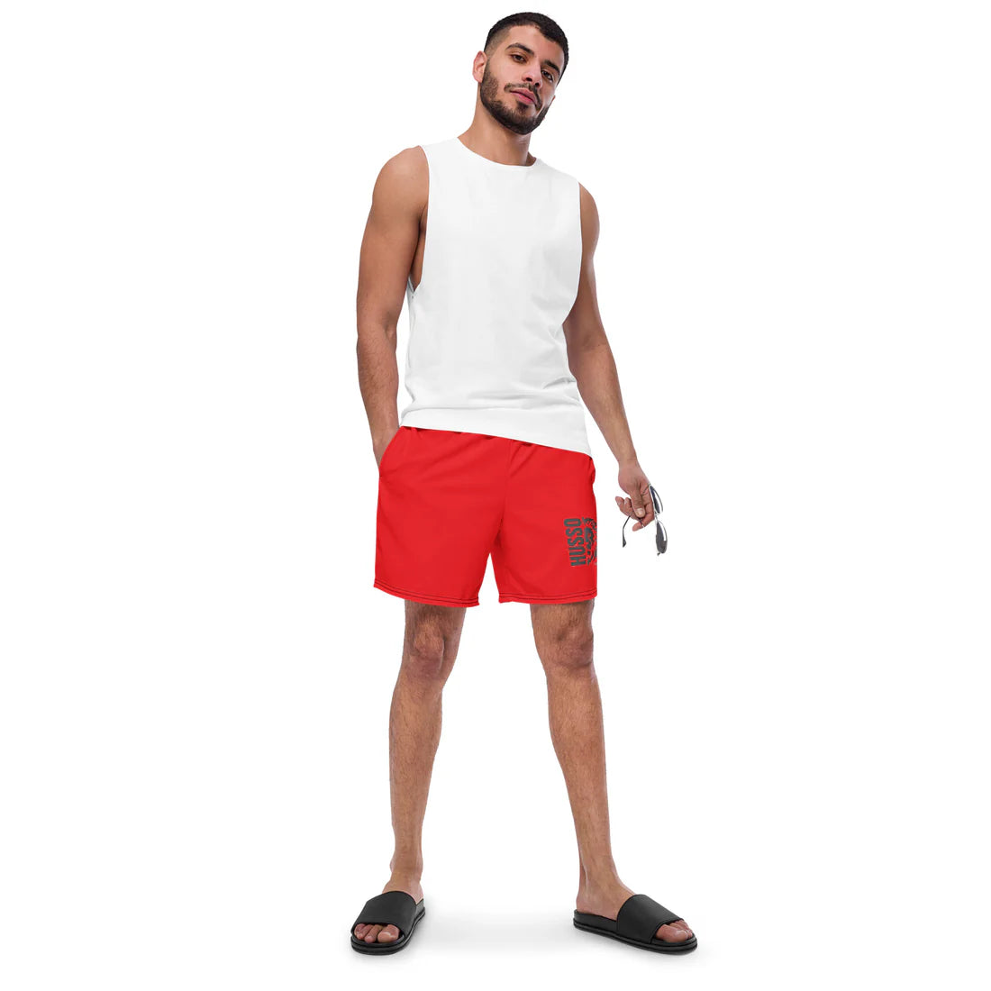 Men's Athletic Swim Trunks | Quick-Dry Swimwear | Beach & Pool Short (2XS-6X) Husso Hard Performance wear