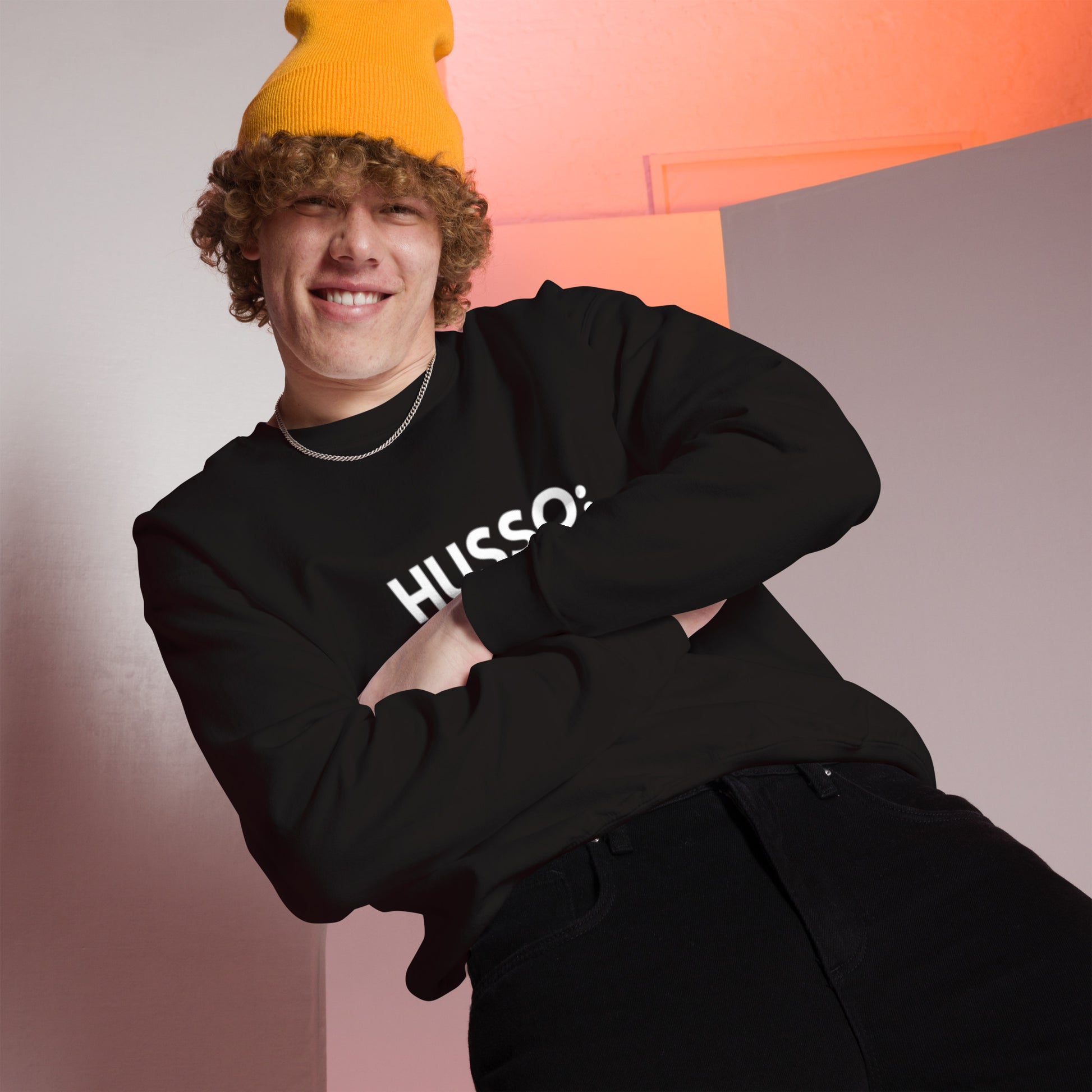 Men's Classic Sweatshirt: Classic Fit Sweater | Husso Hard