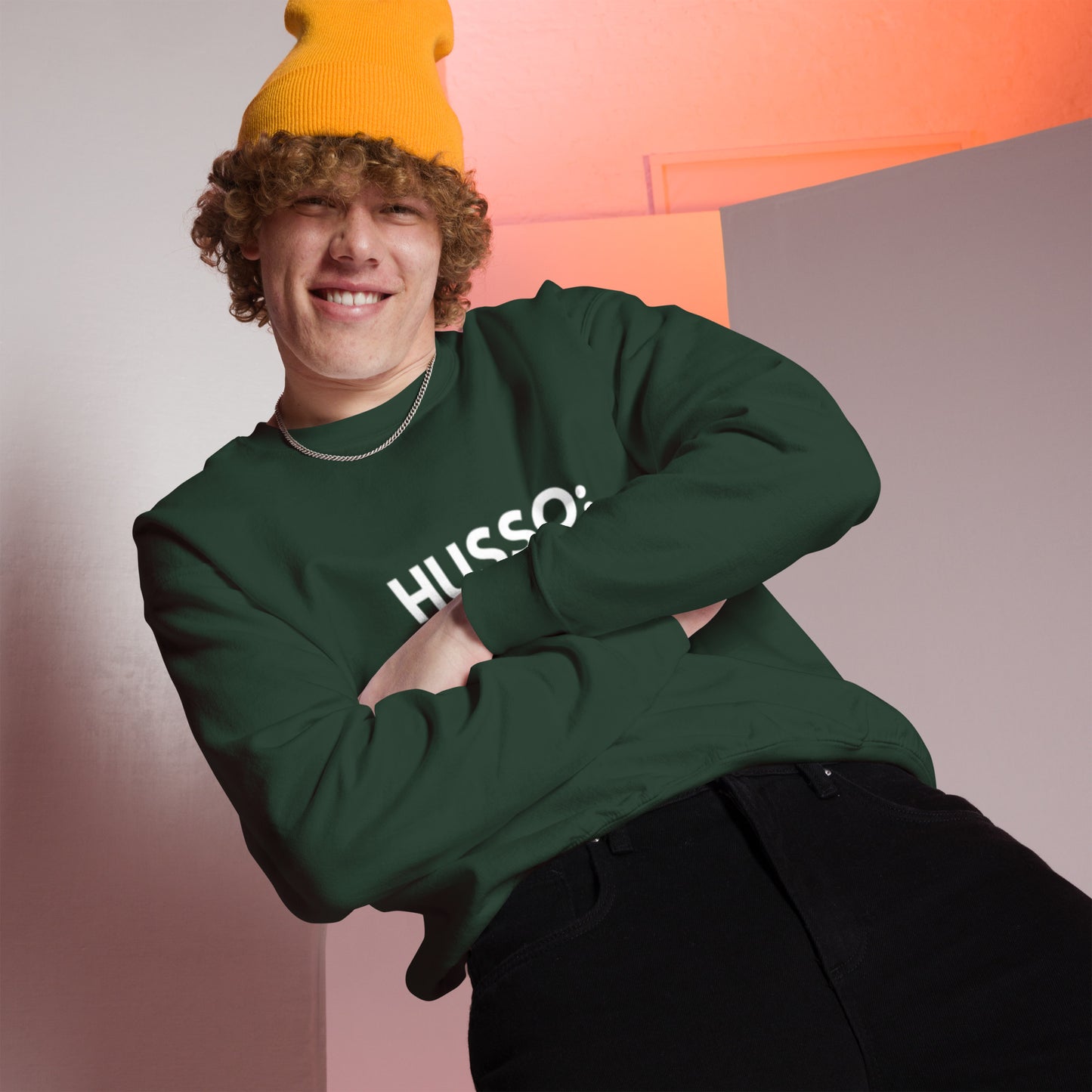 Men's Classic Sweatshirt: Classic Fit Sweater | Husso Hard
