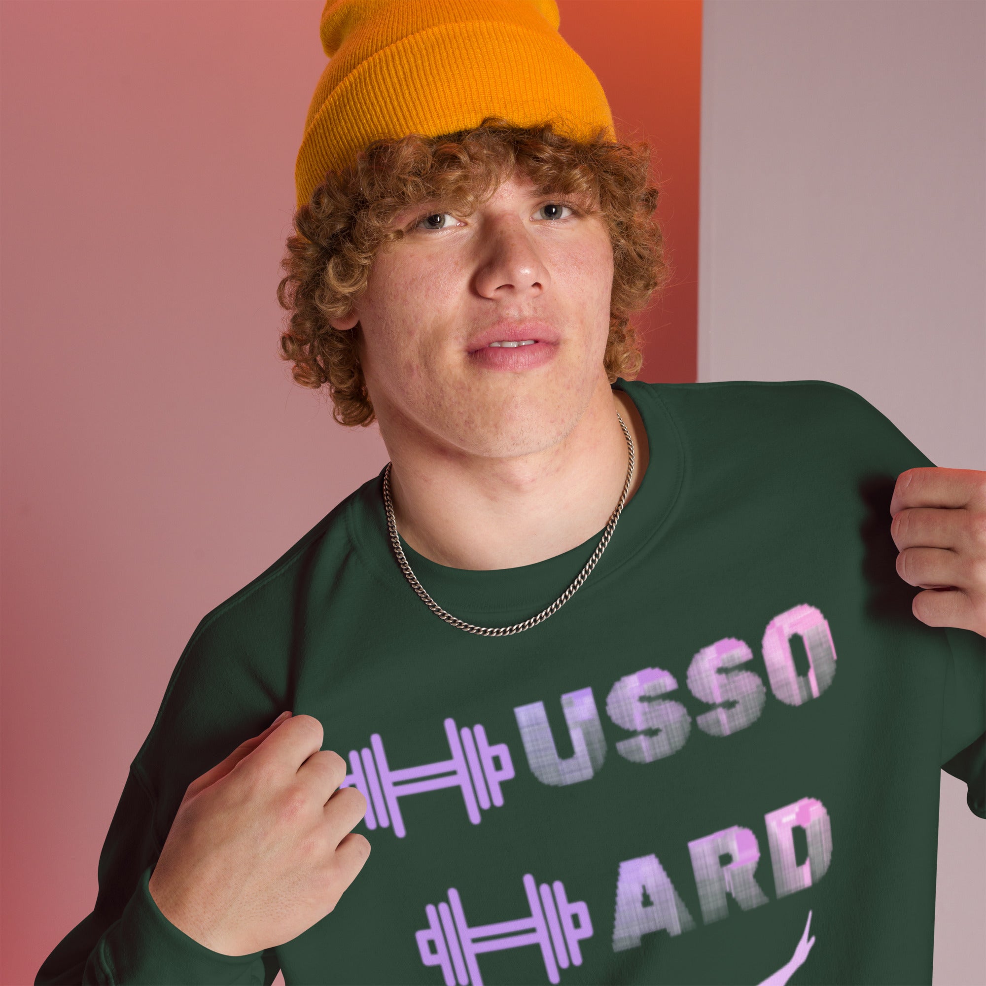 Men's Heavyweight Sweatshirt: Sturdy and Warm | Husso Hard