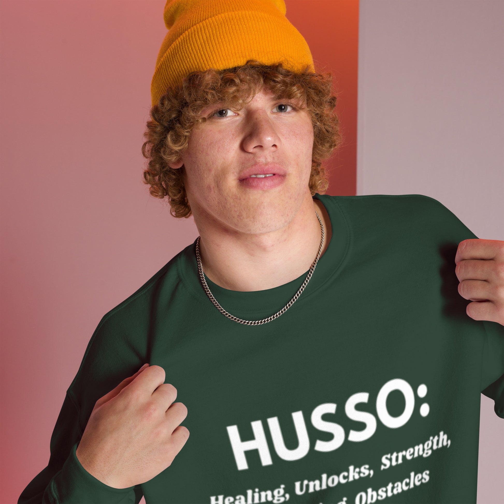 Men's Classic Sweatshirt: Classic Fit Sweater | Husso Hard