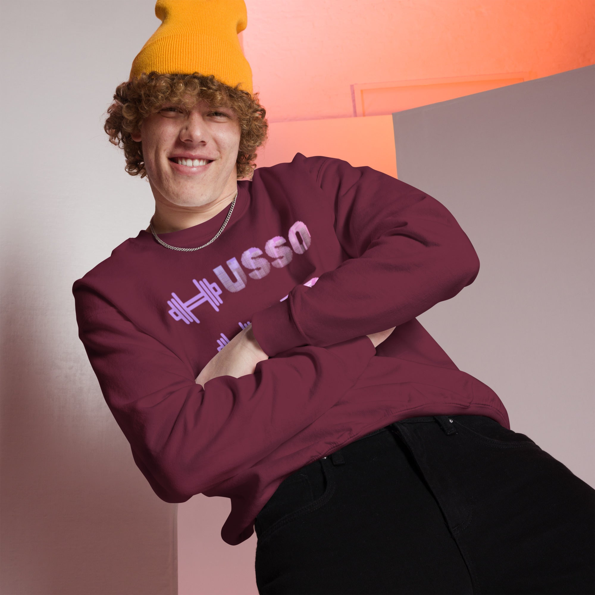 Men's Heavyweight Sweatshirt: Sturdy and Warm | Husso Hard