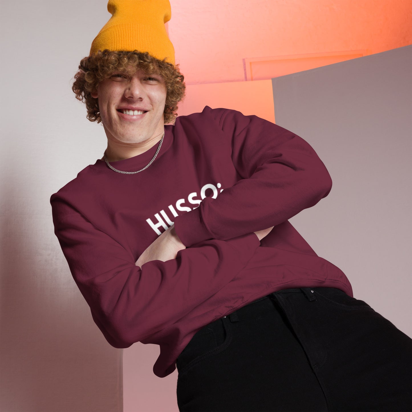 Men's Classic Sweatshirt: Classic Fit Sweater | Husso Hard