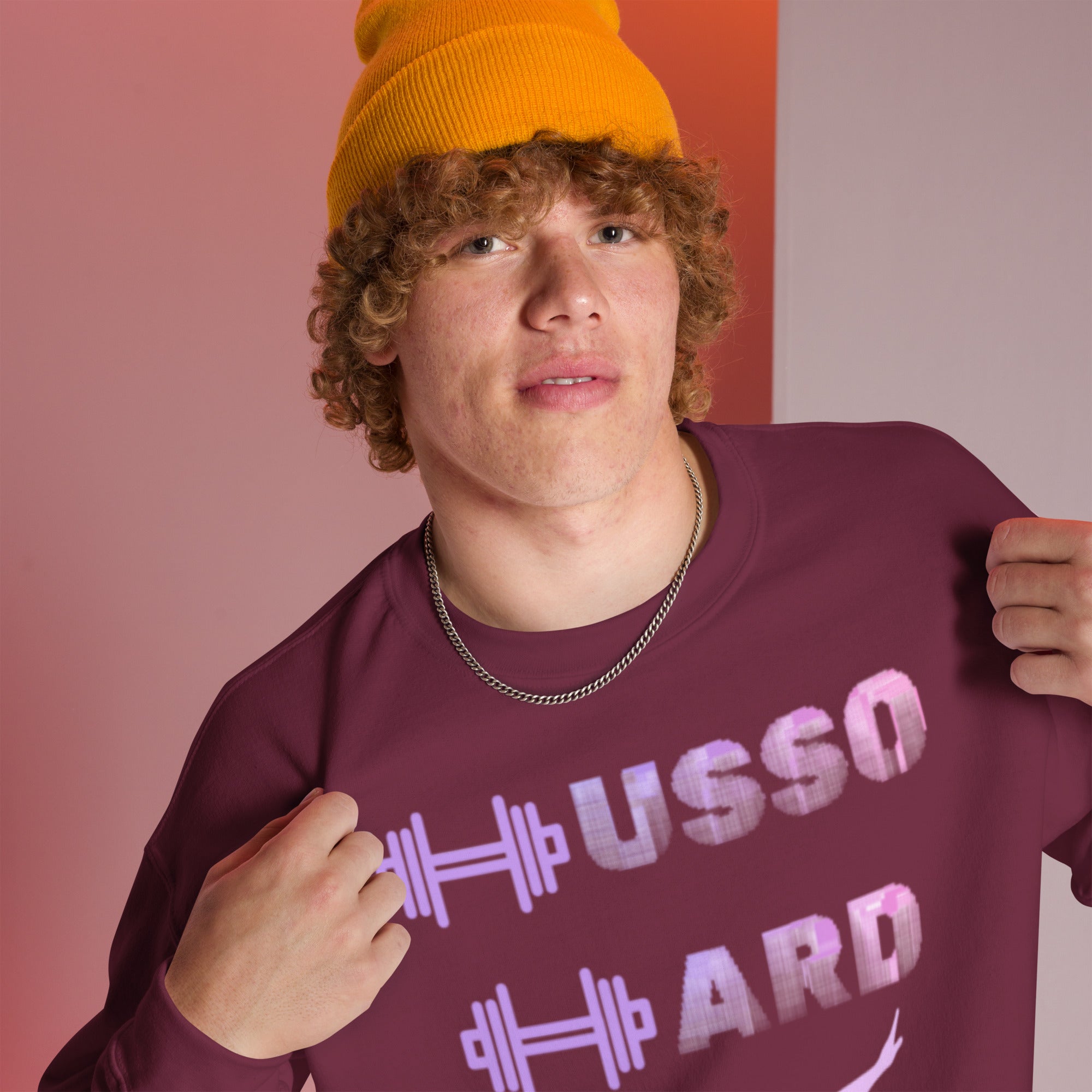 Men's Heavyweight Sweatshirt: Sturdy and Warm | Husso Hard