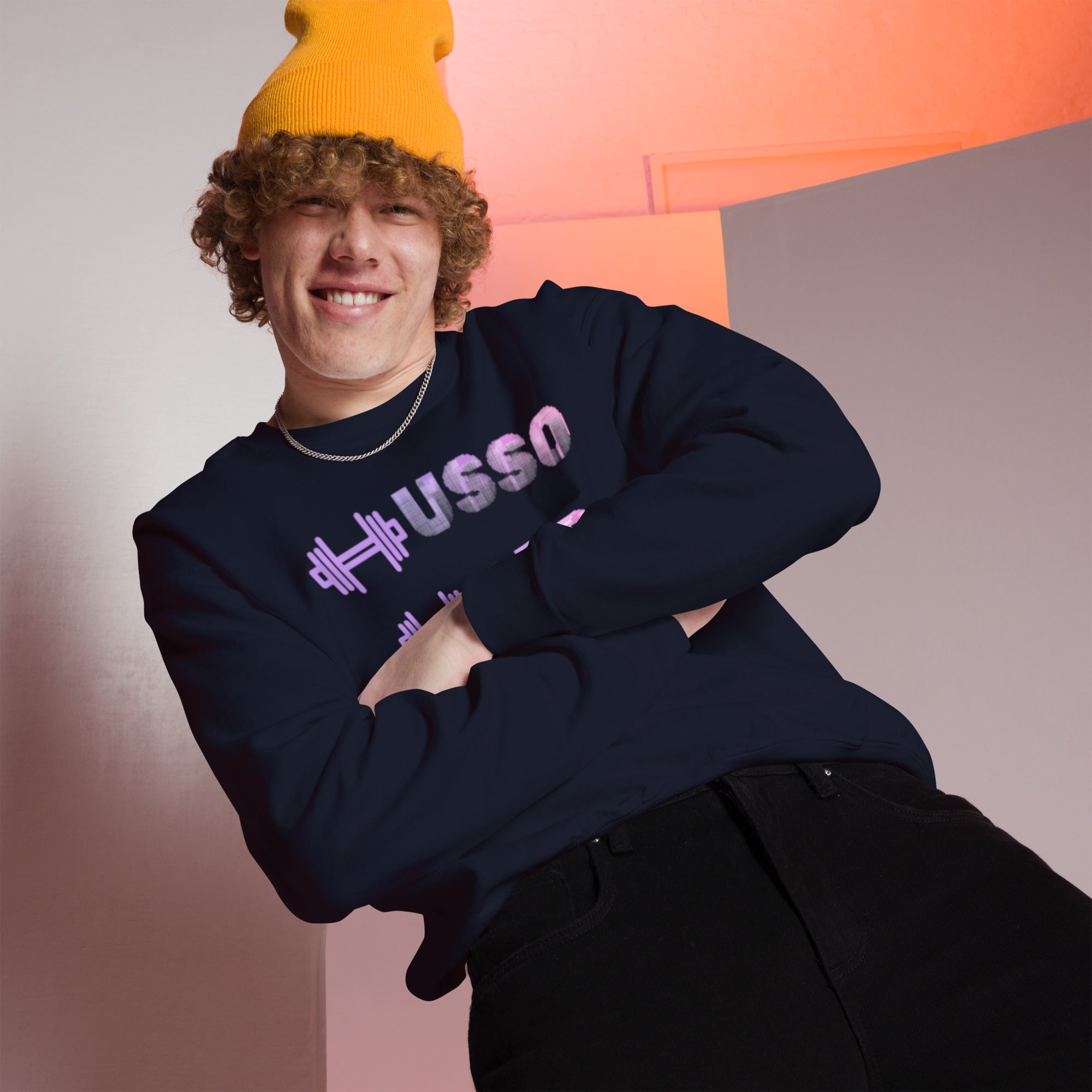 Men's Heavyweight Sweatshirt: Sturdy and Warm | Husso Hard