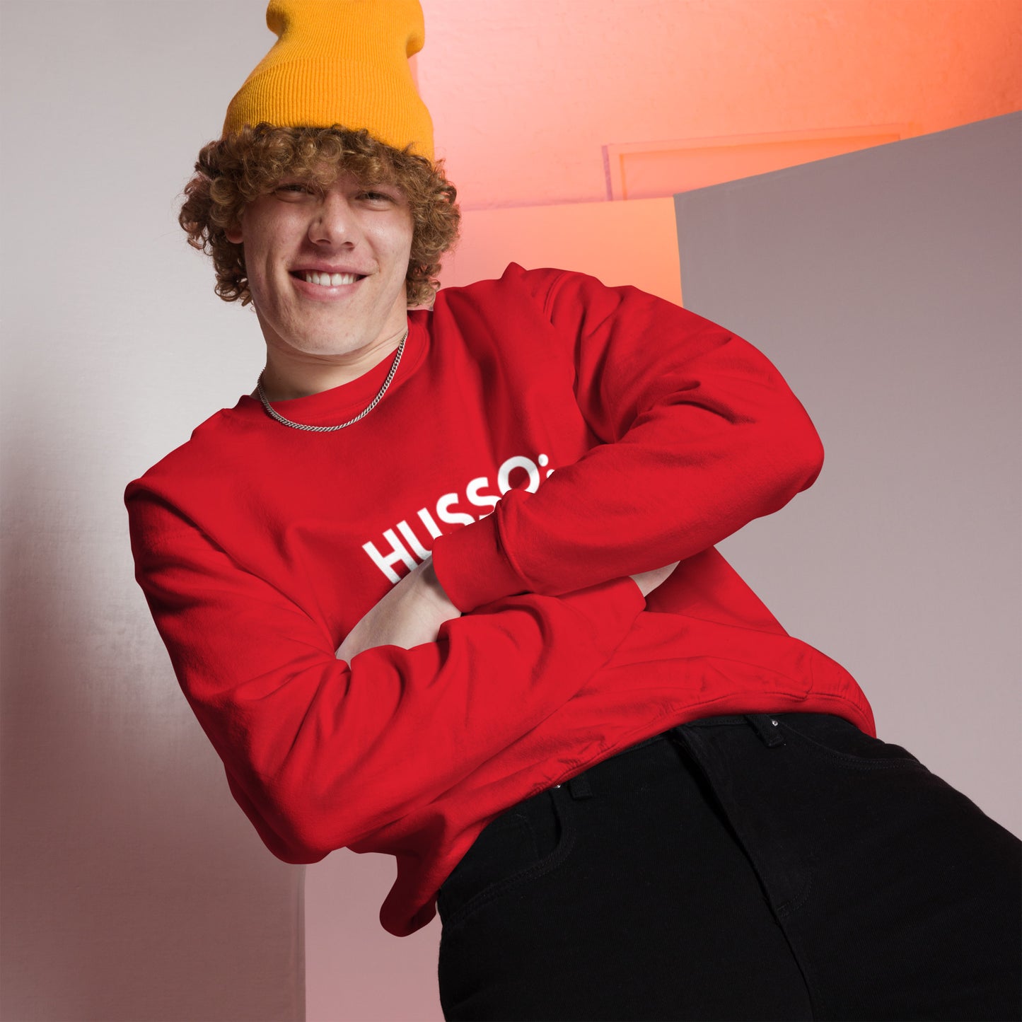 Men's Classic Sweatshirt: Classic Fit Sweater | Husso Hard