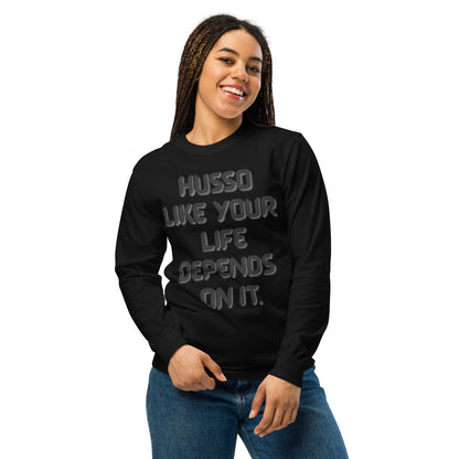 Women's Long-Sleeve Shirt | Garment-Dyed Shirt | Husso Hard
