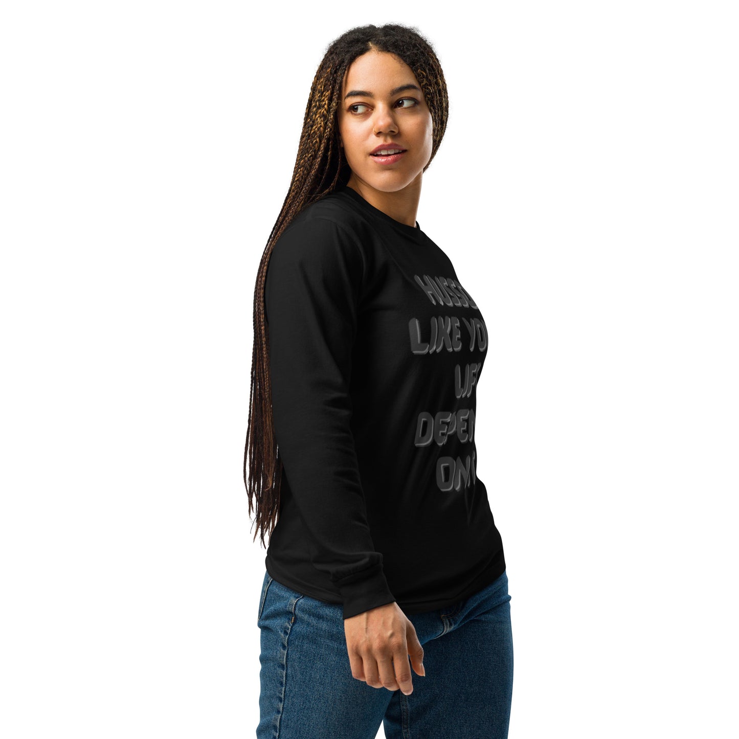 Women's Long-Sleeve Shirt | Garment-Dyed Shirt | Husso Hard