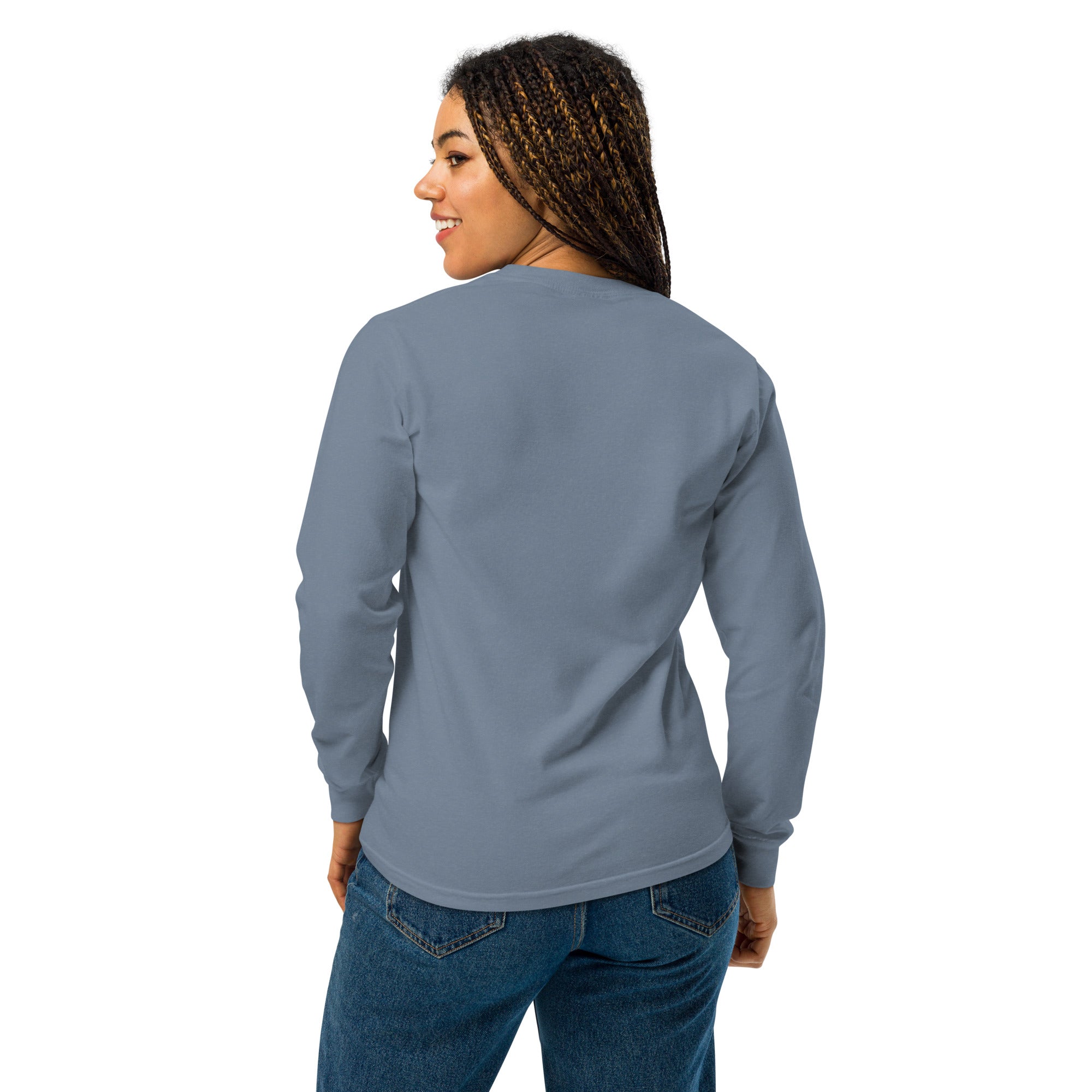 Women's Long-Sleeve Shirt | Garment-Dyed Shirt | Husso Hard