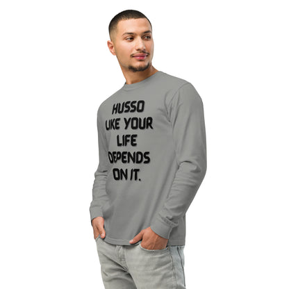 Men's Long-Sleeve Shirt | Garment-Dyed Shirt | Husso Hard