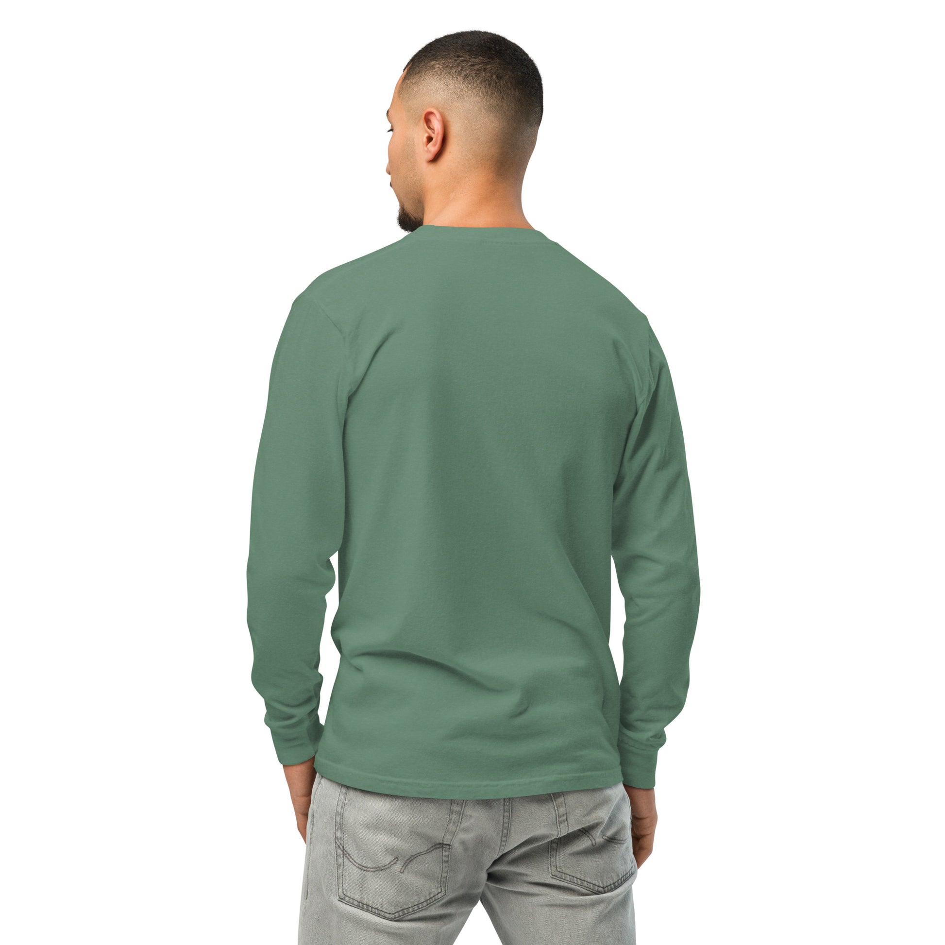 Men's Long-Sleeve Shirt | Garment-Dyed Shirt | Husso Hard