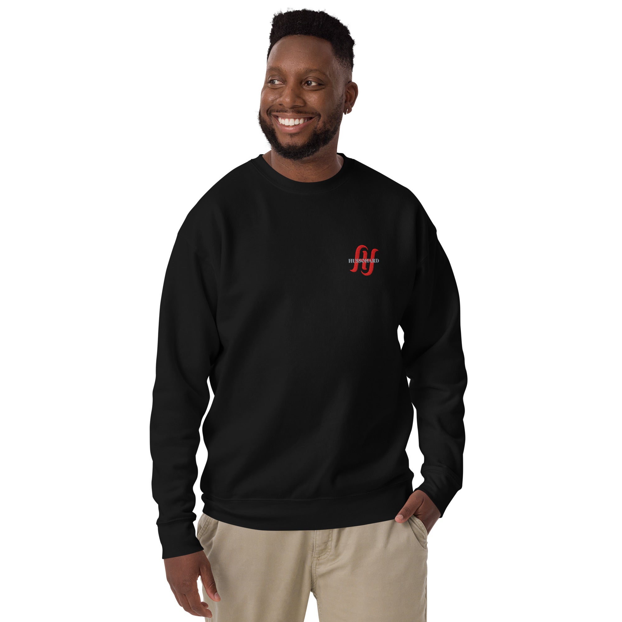 Men's Premium Sweatshirt: Crewneck Sweatshirt | Husso Hard