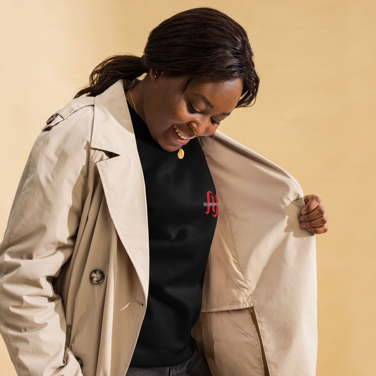 Women's Premium Sweatshirt: Crewneck Sweatshirt | Husso Hard