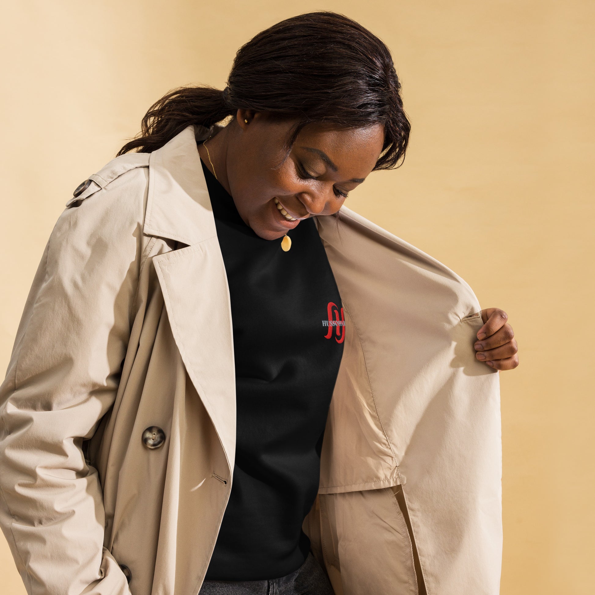 Women's Premium Sweatshirt: Crewneck Sweatshirt | Husso Hard