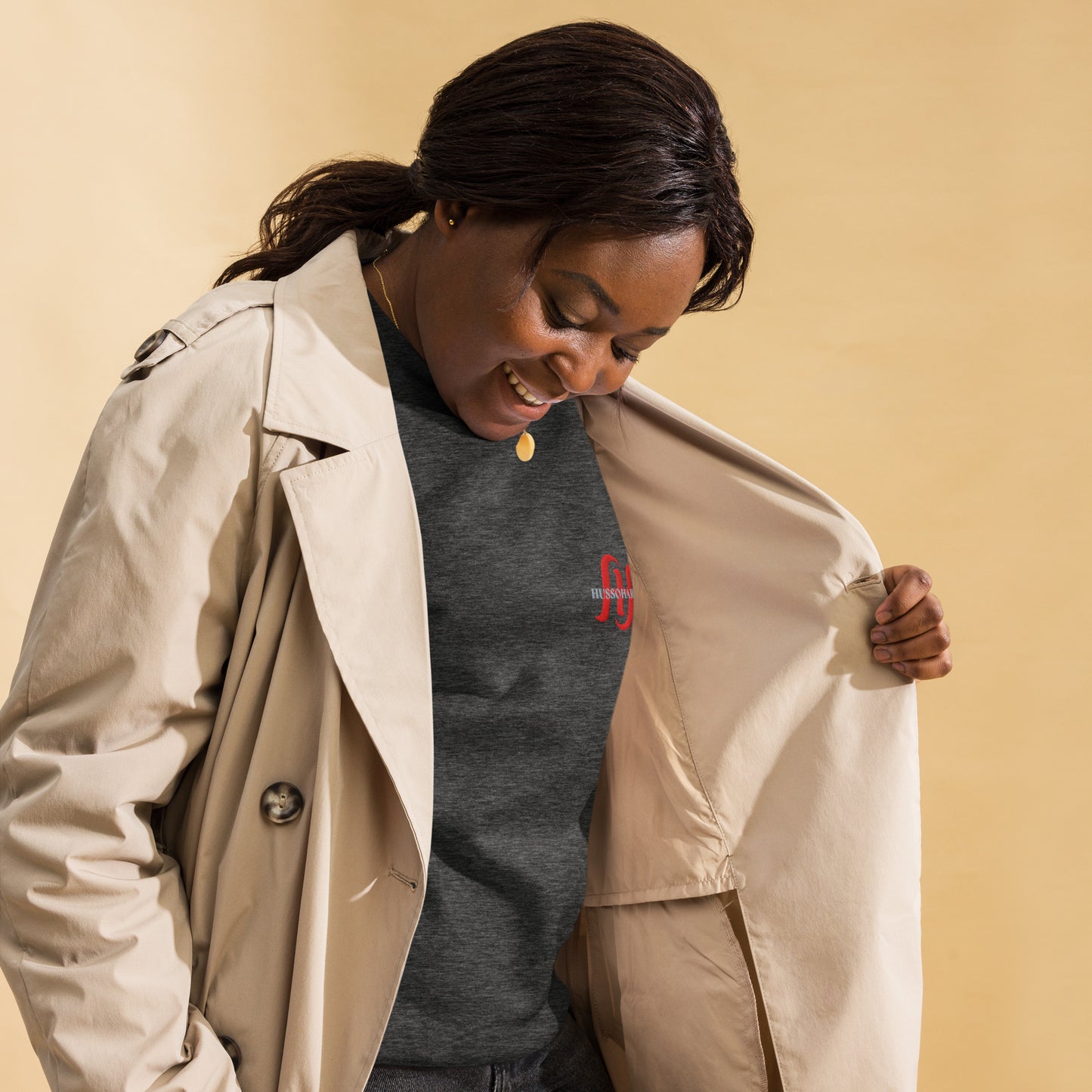 Women's Premium Sweatshirt: Crewneck Sweatshirt | Husso Hard