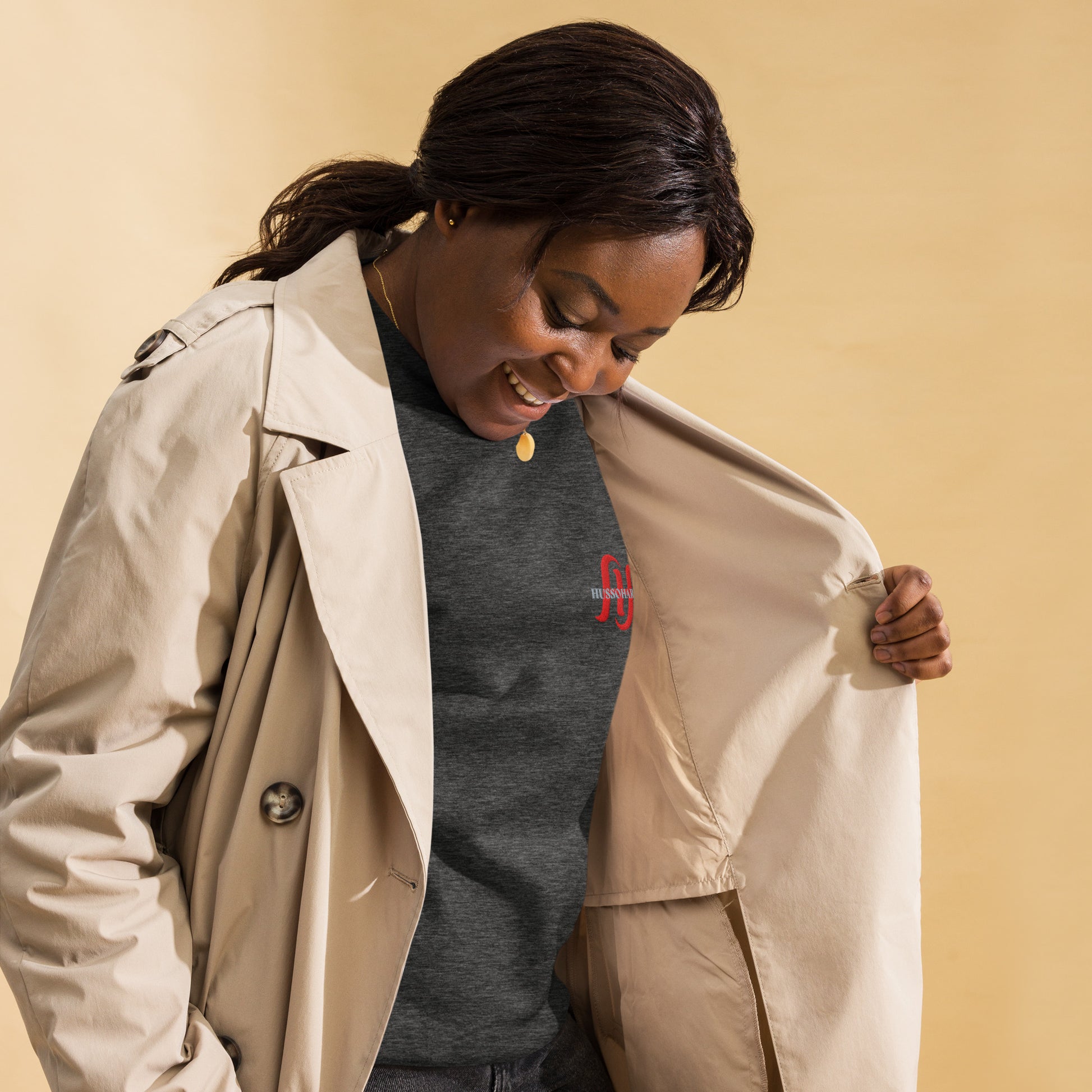 Women's Premium Sweatshirt: Crewneck Sweatshirt | Husso Hard