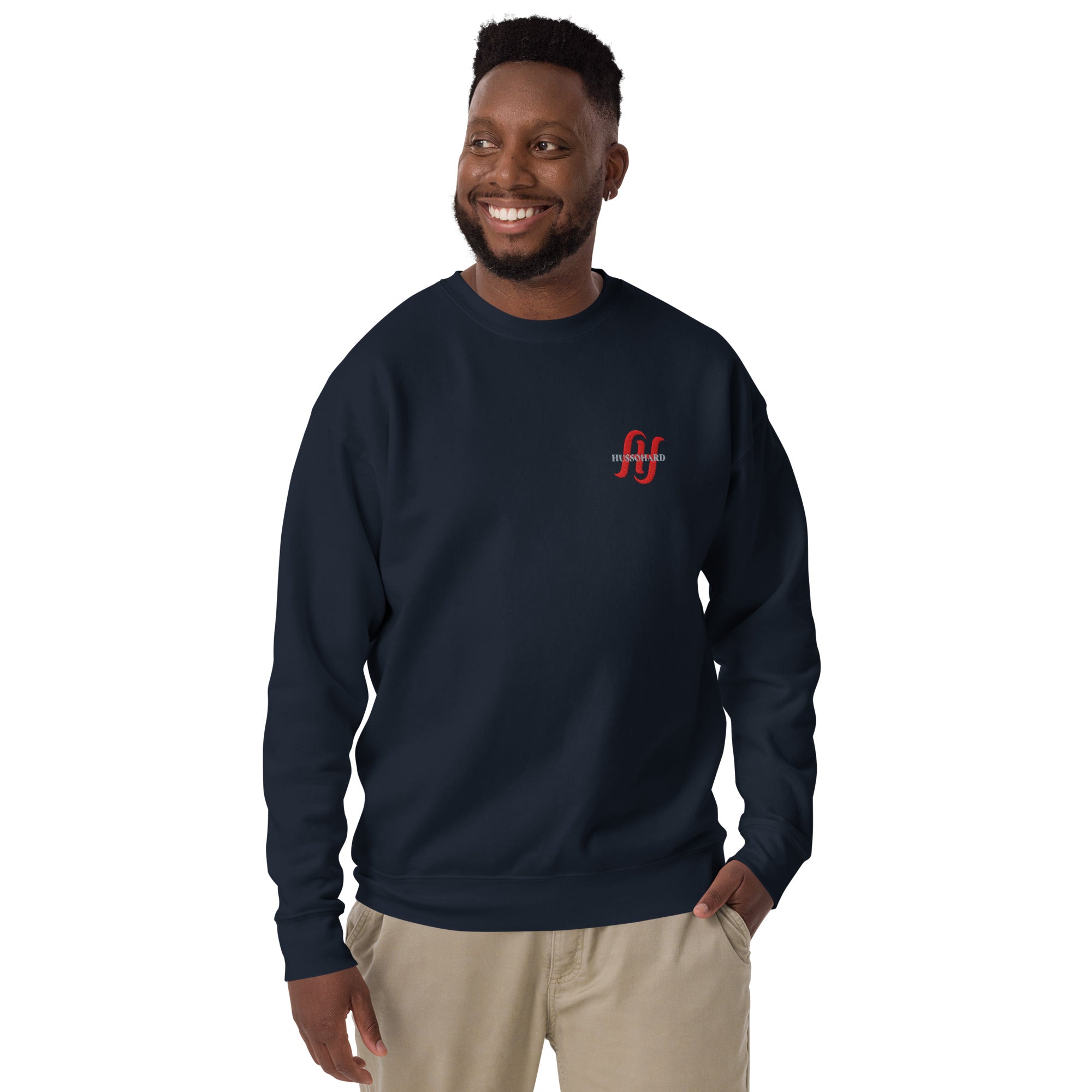 Men's Premium Sweatshirt: Crewneck Sweatshirt | Husso Hard