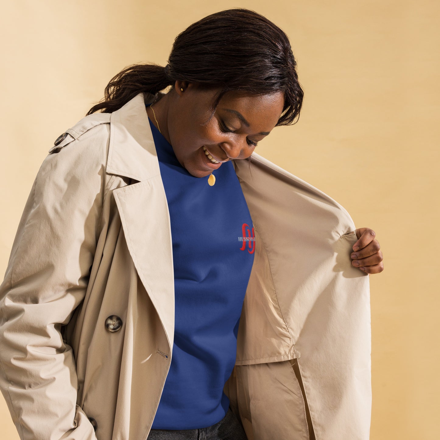 Women's Premium Sweatshirt: Crewneck Sweatshirt | Husso Hard