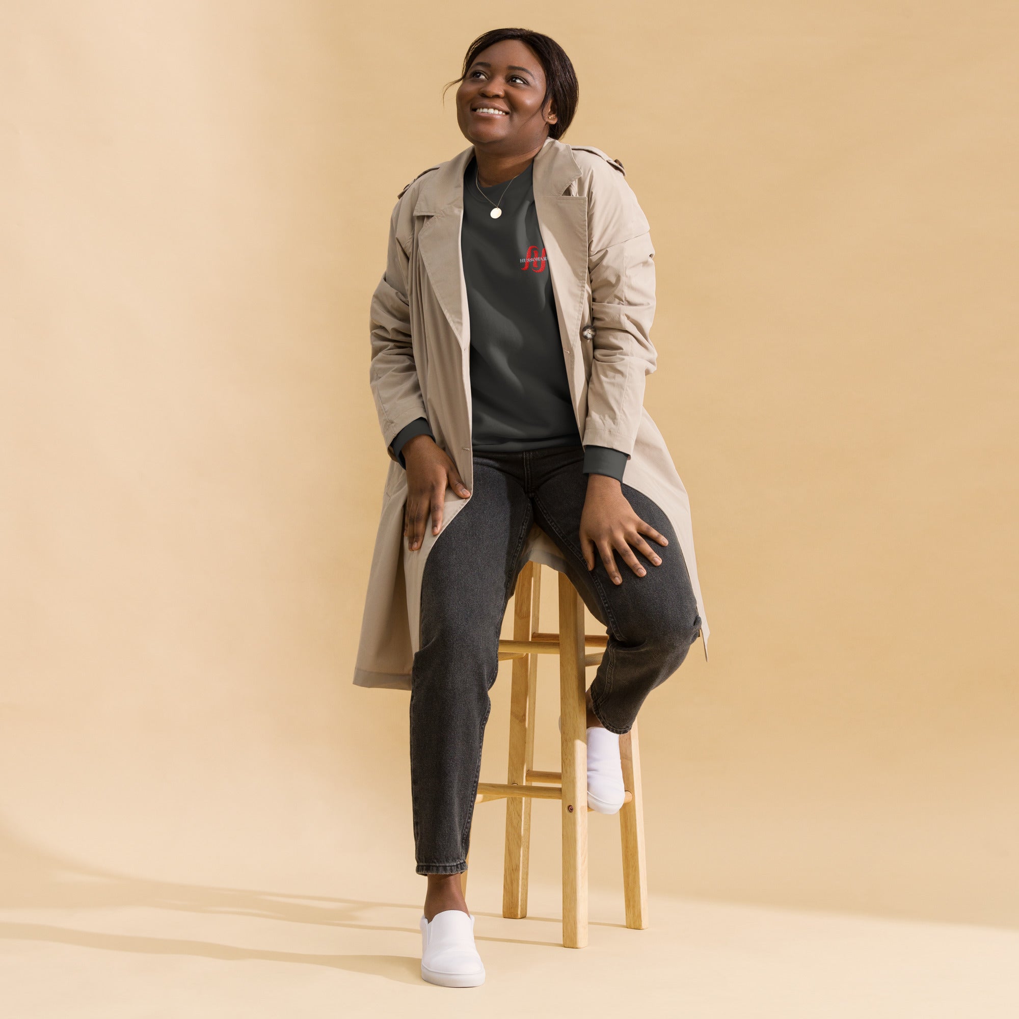 Women's Premium Sweatshirt: Crewneck Sweatshirt | Husso Hard