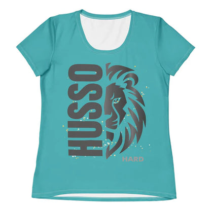 Women's Spandex Athletic Shirt | Sweat-Absorbent & Breathable Fit(XS-3X) Husso Hard
