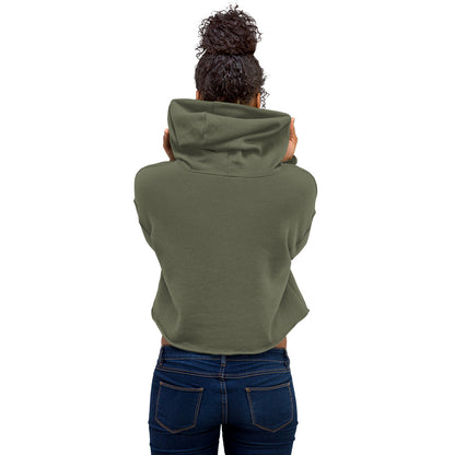 Women's Crop Hoodie: Statement Hoodie | Husso Hard