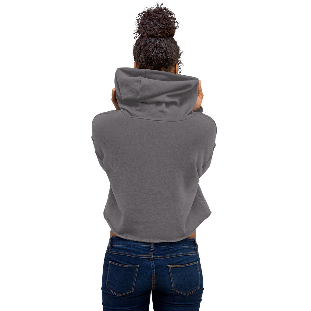 Women's Crop Hoodie: Statement Hoodie | Husso Hard