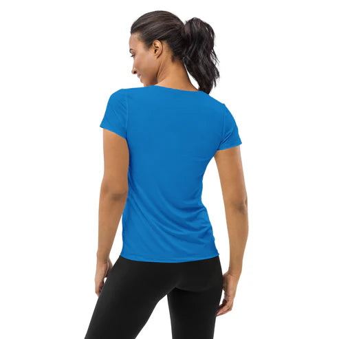 Women’s Lion Graphic Spandex Athletic Shirt (XS–3XL)