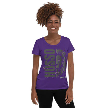Women’s Lion Graphic Spandex Athletic Shirt (XS–3XL)