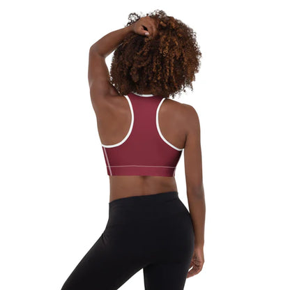 Women’s Solid Padded Sports Bra (XS-2XL)