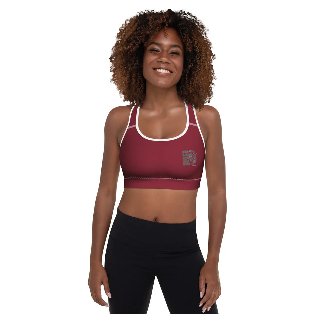 Women’s Solid Padded Sports Bra (XS-2XL)