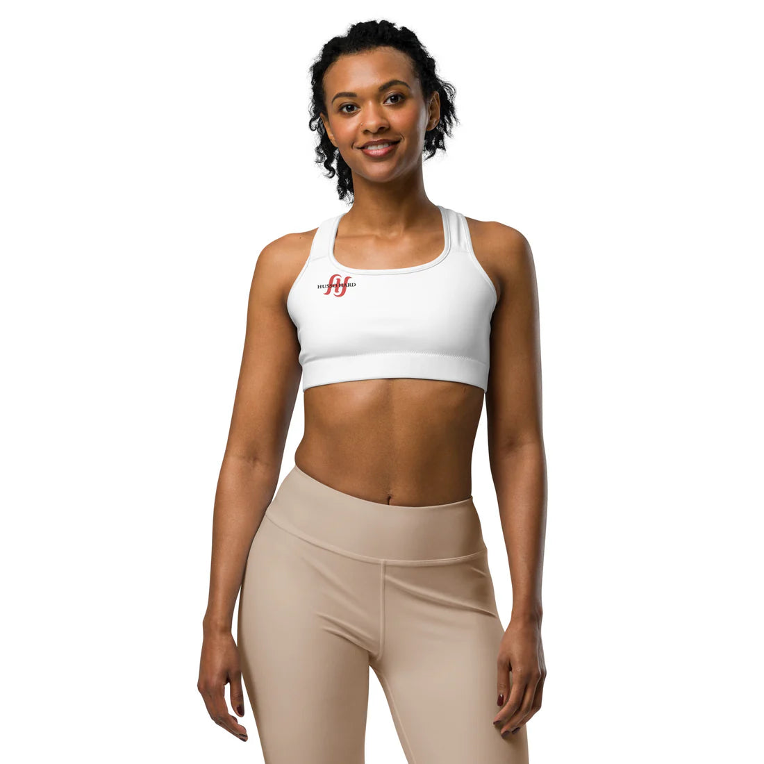 Women’s Minimal Logo Padded Sports Bra (XS–2XL)