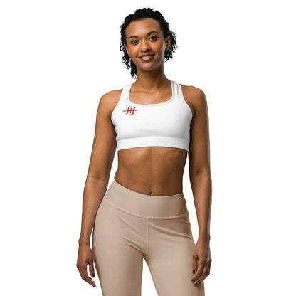 Women’s Minimal Logo Padded Sports Bra (XS–2XL)