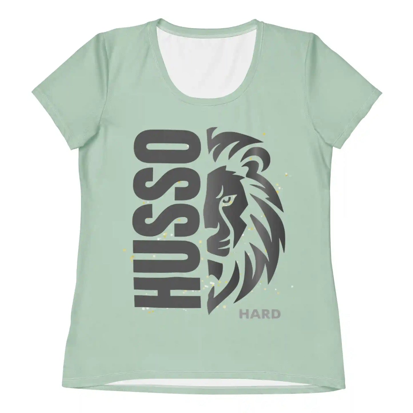 Women's Spandex Athletic Shirt | Sweat-Absorbent & Breathable Fit(XS-3X) Husso Hard