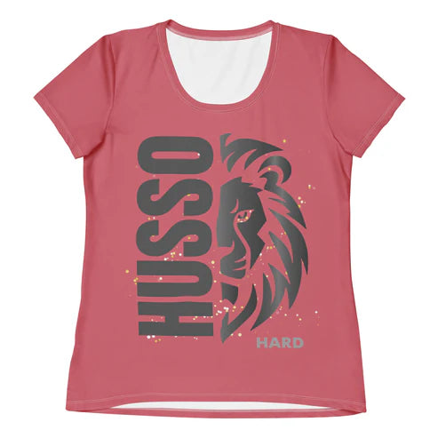 Women's Spandex Athletic Shirt | Sweat-Absorbent & Breathable Fit(XS-3X) Husso Hard