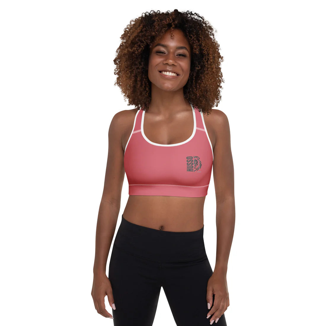 Women’s Solid Padded Sports Bra (XS-2XL)