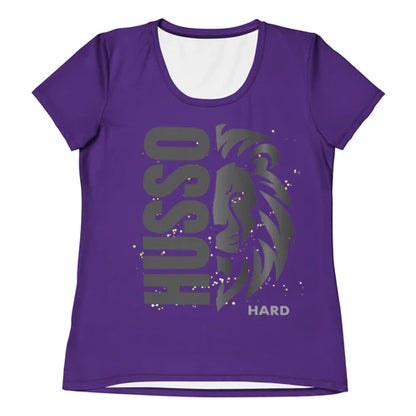 Women's Spandex Athletic Shirt | Sweat-Absorbent & Breathable Fit(XS-3X) Husso Hard