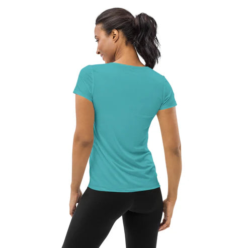 Women’s Moisture-Wicking Spandex Athletic Shirt (XS–3XL)